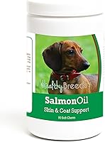 Vista 174 de Healthy Breeds Golden Retriever - Aceite de salmón masticable suave, 90