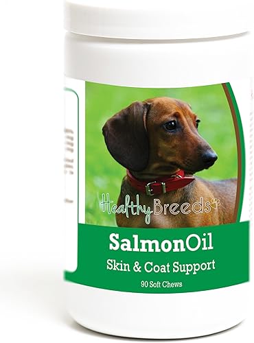 Miniatura 174 de Healthy Breeds Golden Retriever - Aceite de salmón masticable suave, 90