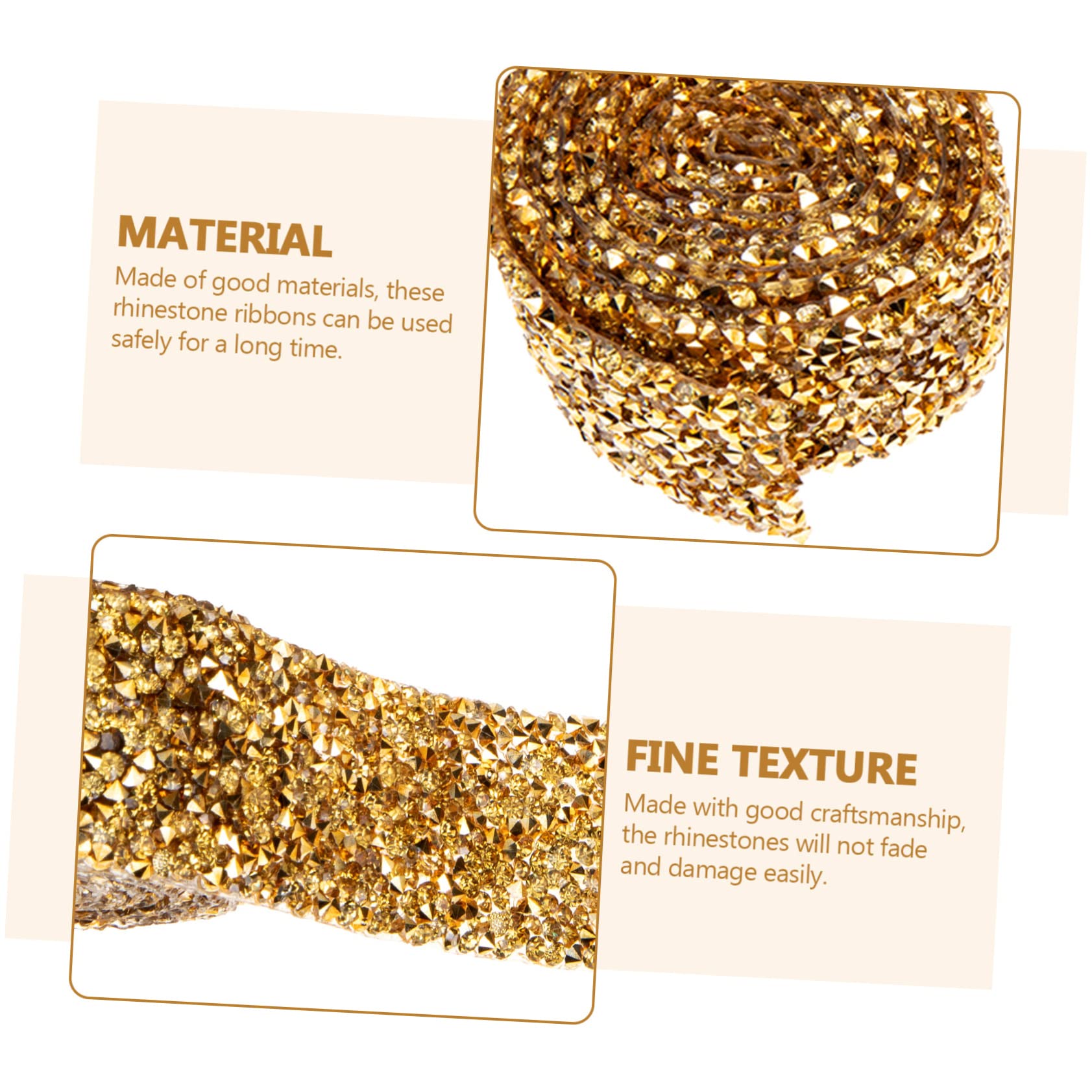 TEHAUX 9stücke Rhinestone Band Teiliges Glitzernde Diamant-ribbons Für Bastelprojekte Hochzeit Partys Selbstklebend Für Dekorationen Und Kreative Designs
