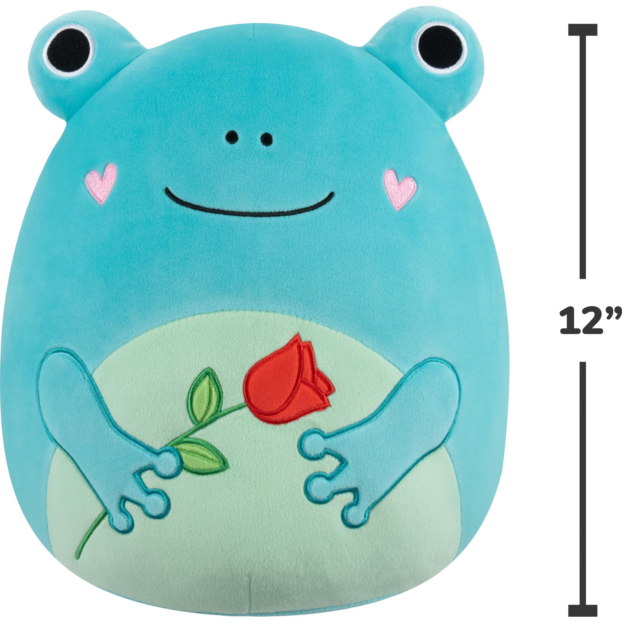 Amazon.com: Squishmallows Original 12in Ludwig the Teal Frog