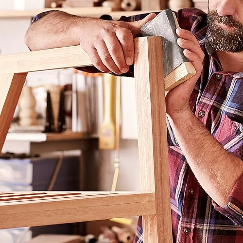 Miniatura 6 de AUSTOR 36 piezas de papel de lija húmedo y seco 3000 5000 7000 10000 grano surtido de papel de lija abrasivo de 9 x 3.6 pulgadas para lijado