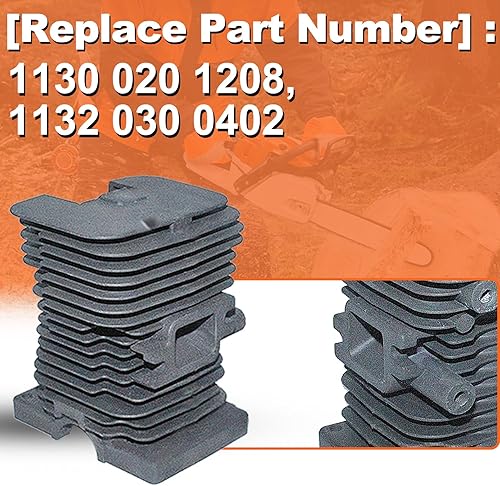 Miniatura 3 de Para Stihl 017 018 MS170 MS180, MS180 Juego de cilindros, 1130 020 1208, 1132 030 0402