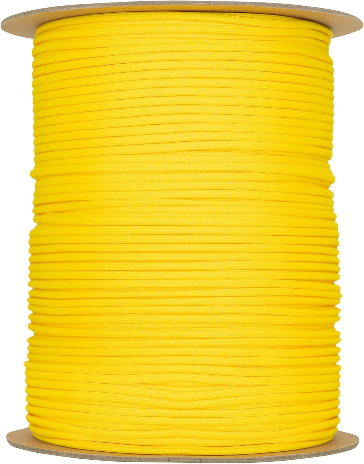 The Paracord Store | Type III 550 Paracord - 1000 FT Spool, Canary Yellow | Heavy Duty 7 Strand Tactical Paracord - USA Made Nylon Outdoor Parachute Cord for Camping, Fishing & More - Survival Cord