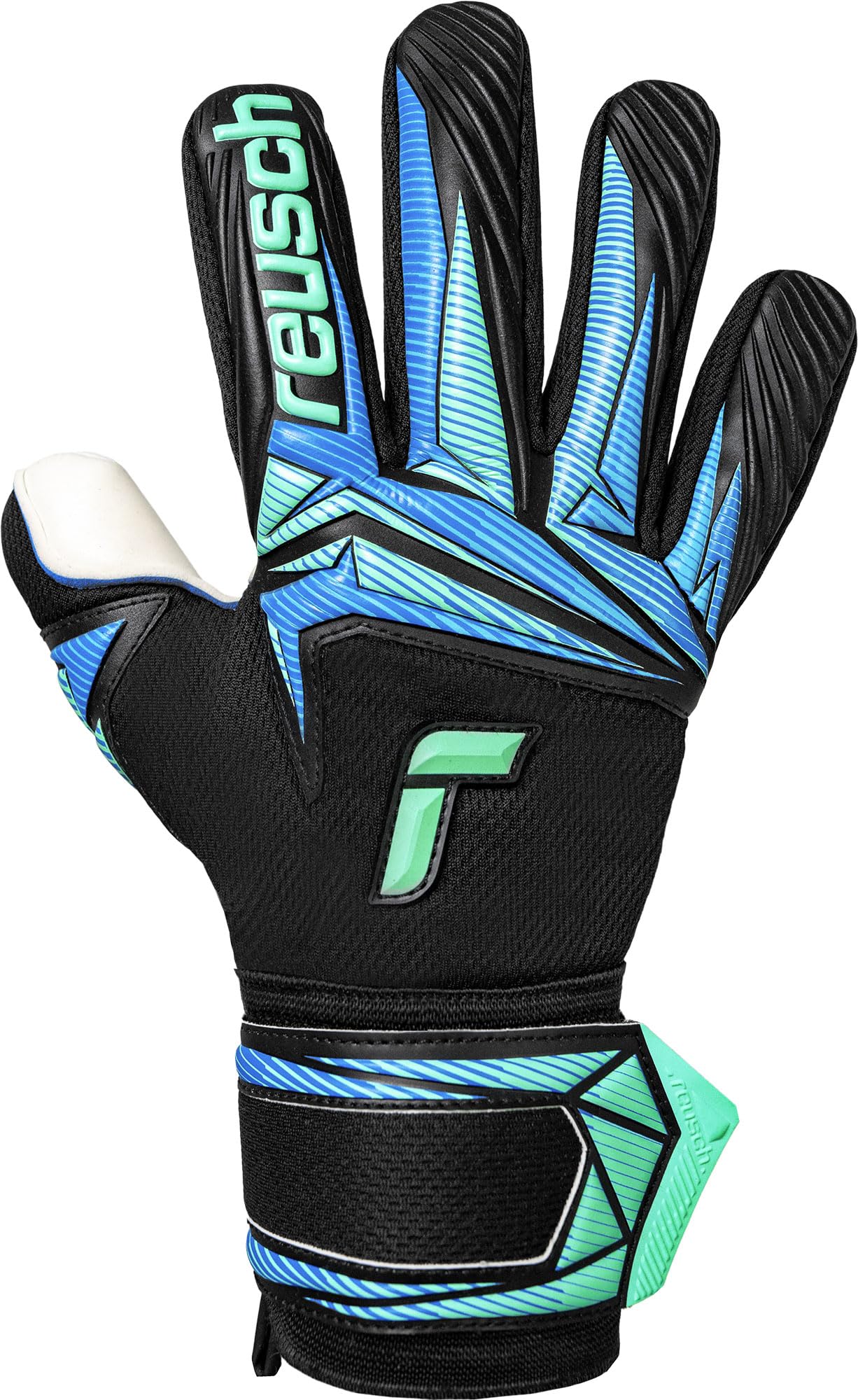 Reusch Gants de Gardien de But pour Hommes Adultes | adhérence innovante et Durable & Ajustement précis | Respirants | pour l'entraînement et Les matchs | Attrakt RE:Grip NC