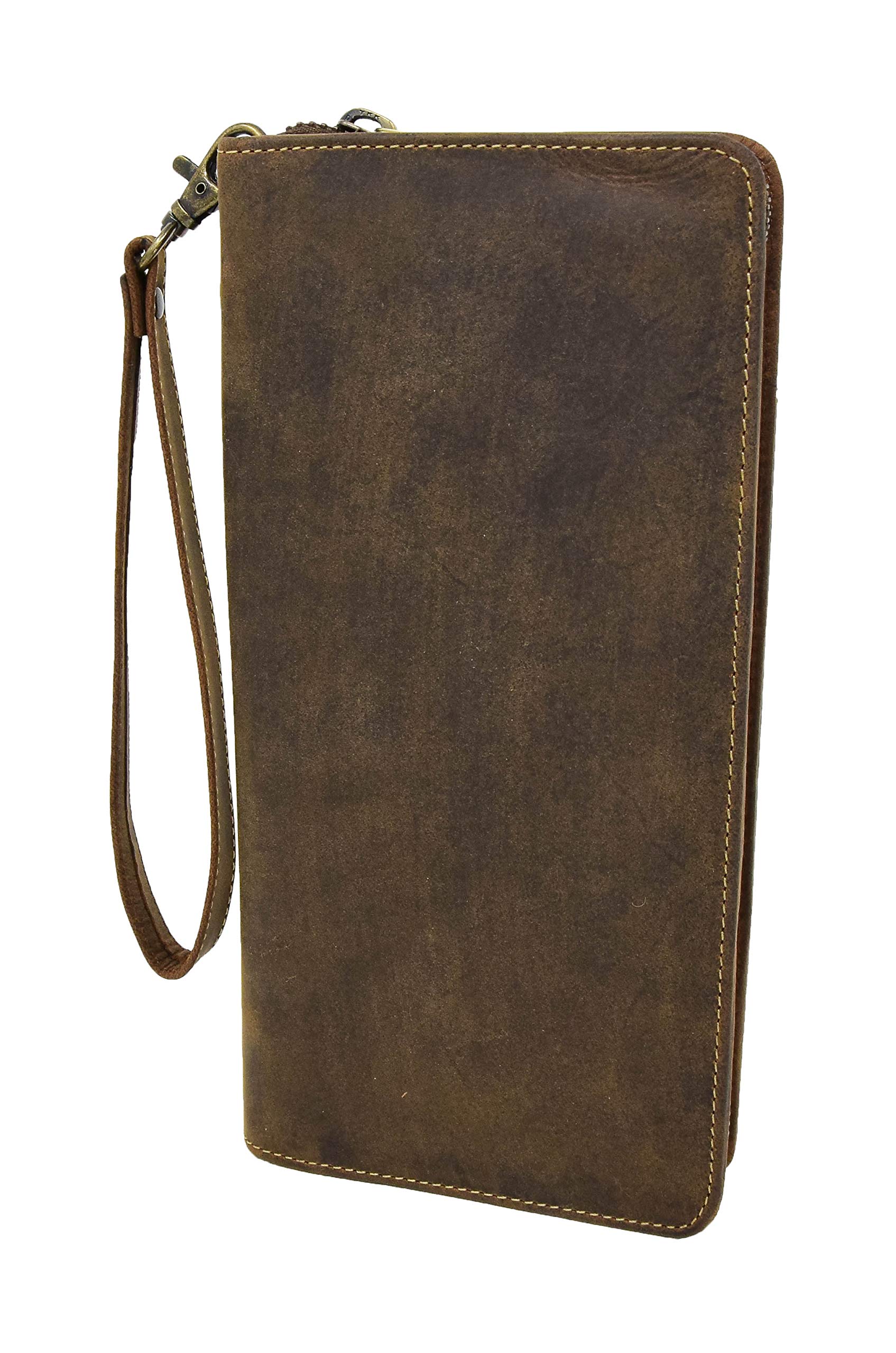 Polare Portefeuille de voyage en cuir pleine fleur avec
