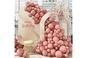 Blush Pink Balloon Garland Arch Kit - Retro Party
