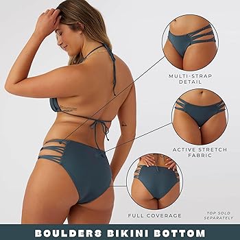 Amazon.com: O'NEILL Women's Boulders Strappy Side Bikini