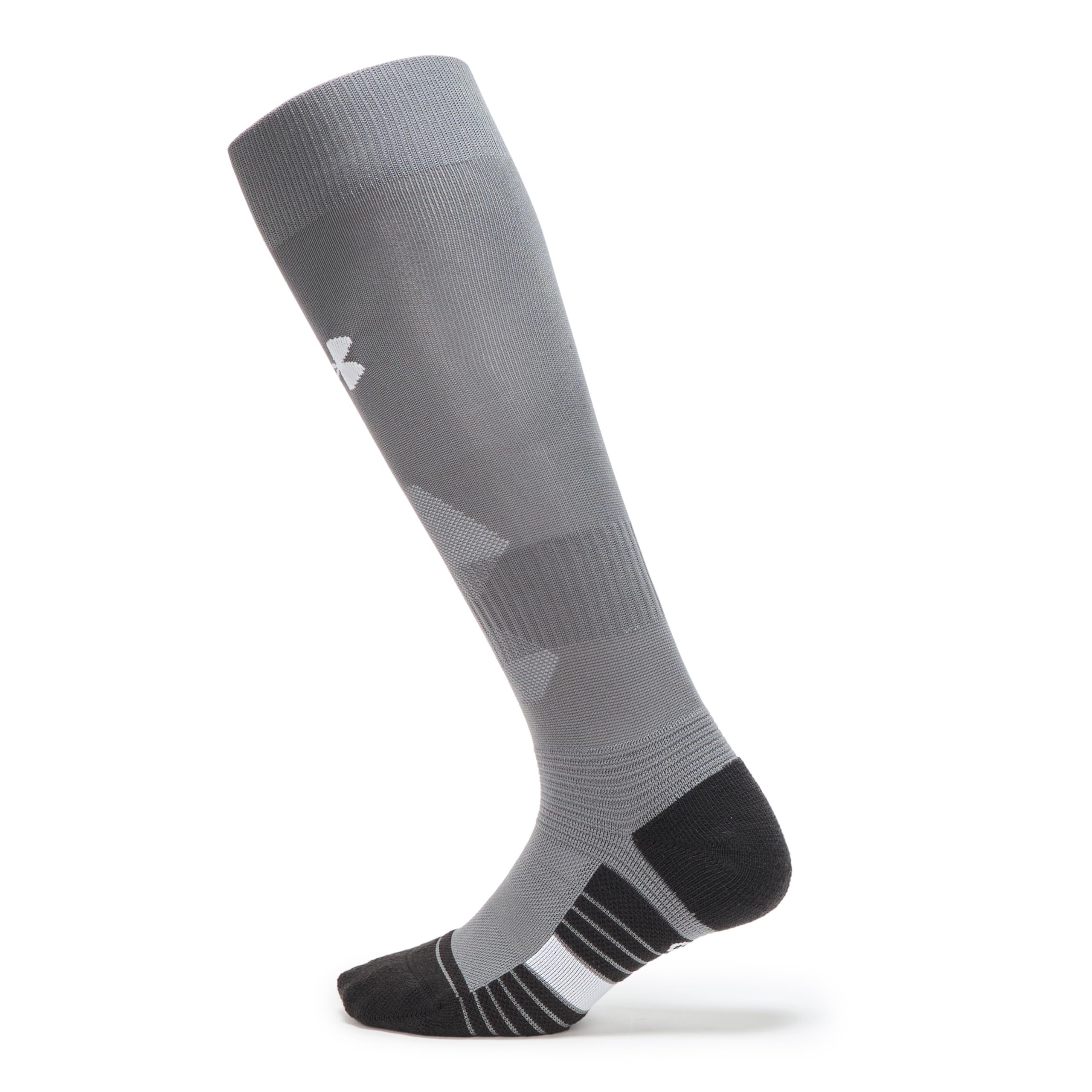 Under Armour Magnetico Over The Calf Socks 1 Pack, (040) Graphite/Black/White, Large