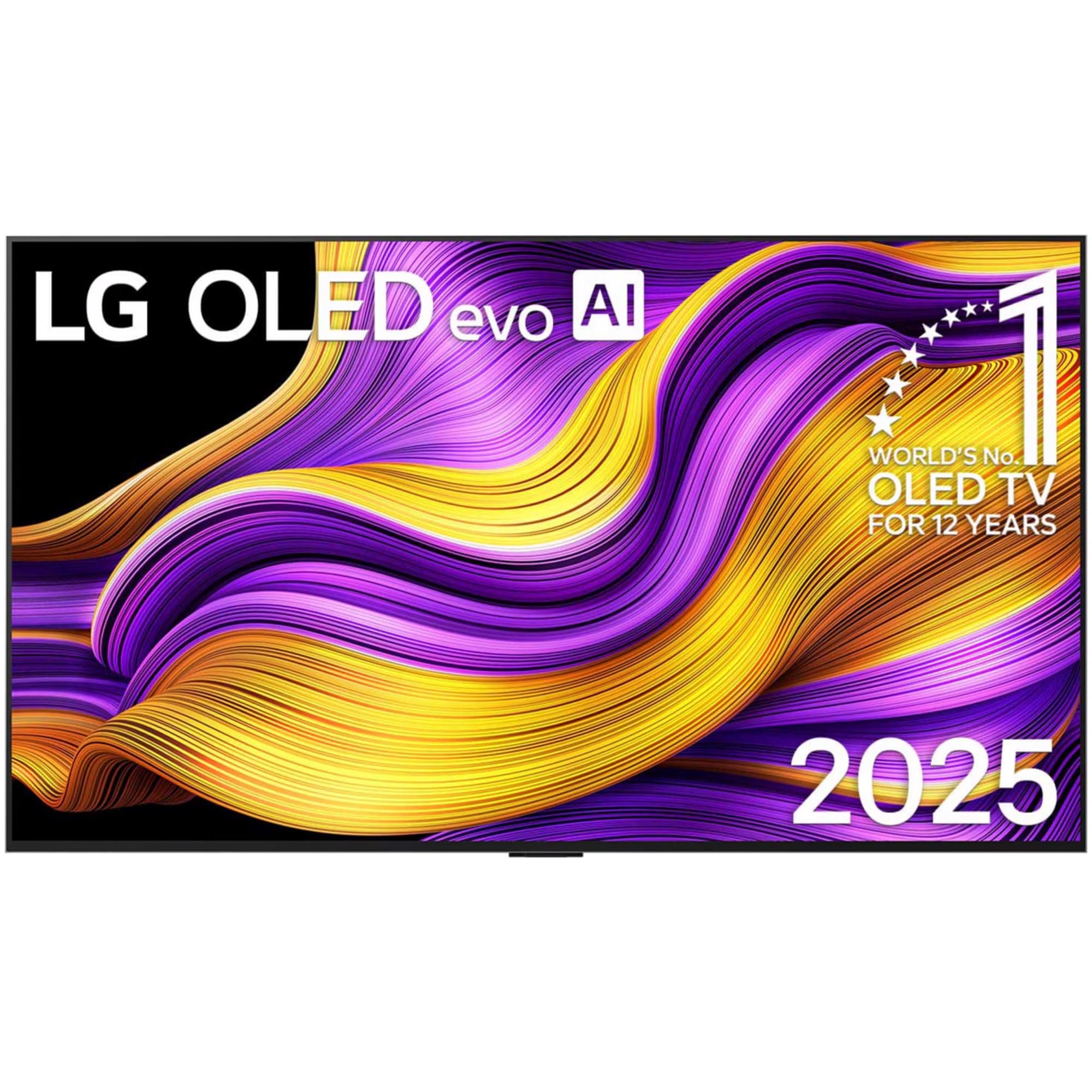 LG OLED55G57LW.AEUD evo TV, OLED-Fernseher 138.8 cm (55 Zoll), silber/schwarz, UltraHD/4K, Tripple Tuner, HDR, 120Hz Panel (OLED55G57LW.AEUD)