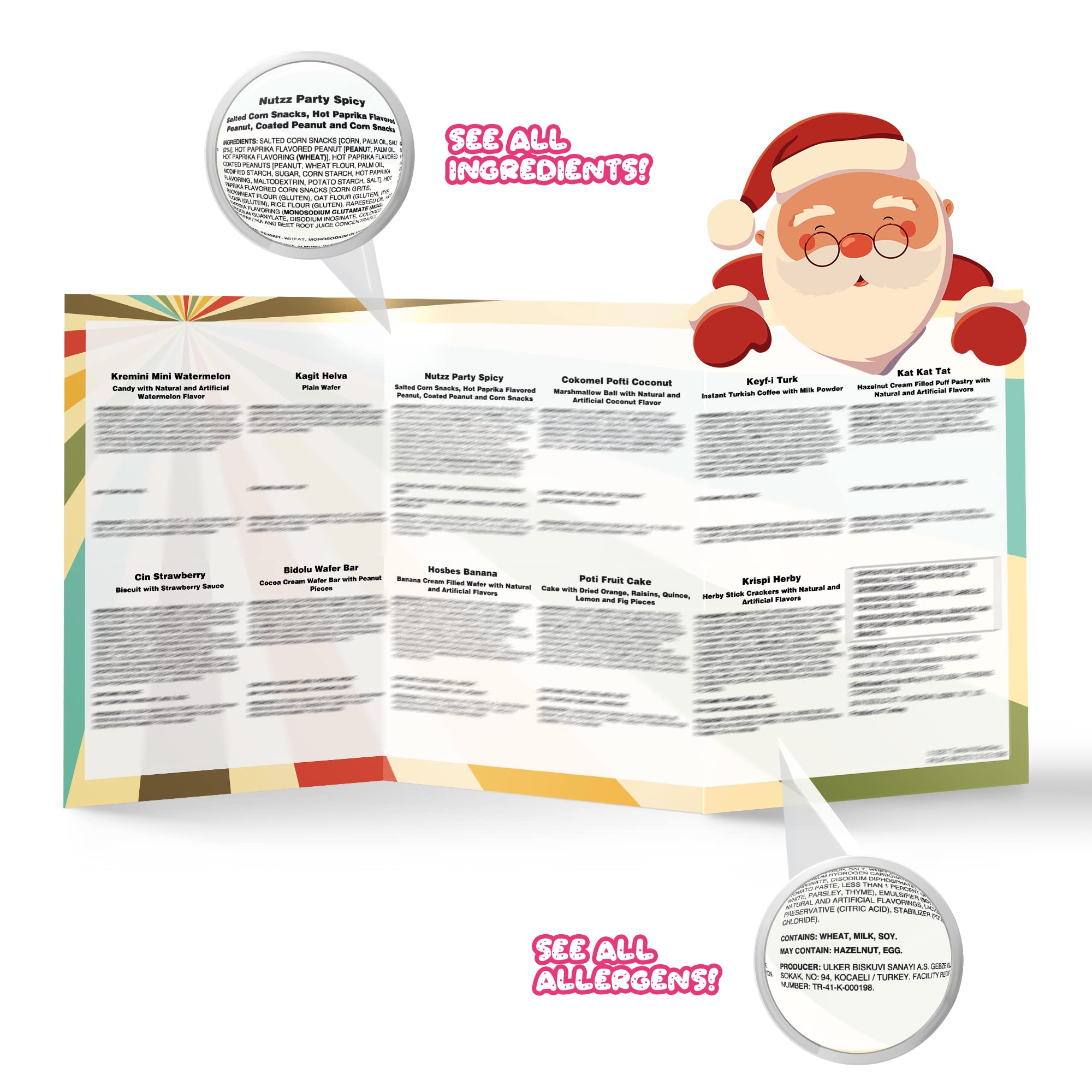 Midi Premium International Snacks Box Premium and Exotic American