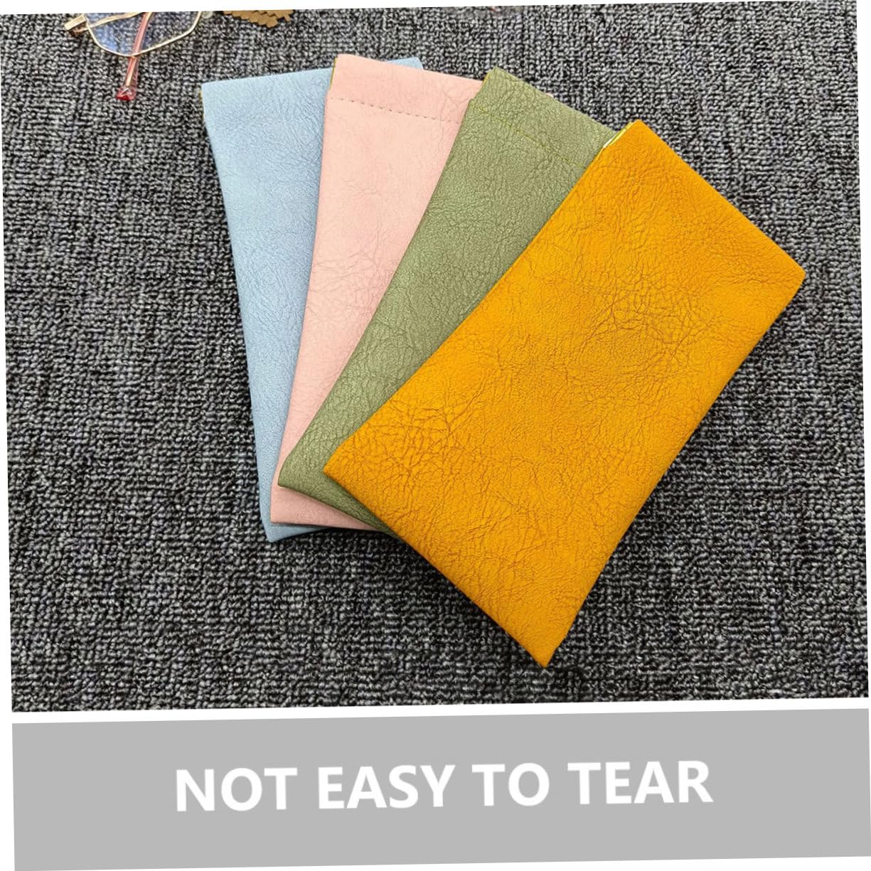 FOMIYES Weiche Sonnenbrillenetuis Reise Trendy Schutzhüllen Für Damen Transparenter Organizer Tragbarer Schutz Schlanke Hüllen Große Schlitzetuis Faltbare Brillentasche Mit Magnet