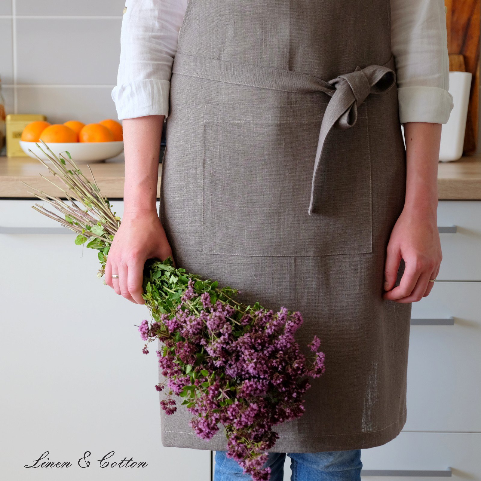 Grembiule Universale In Tessuto Oxford - Impermeabile, Anti-olio, Con Collo Regolabile, 79x68,6 Cm, Per Cucina E Giardinaggio - 6