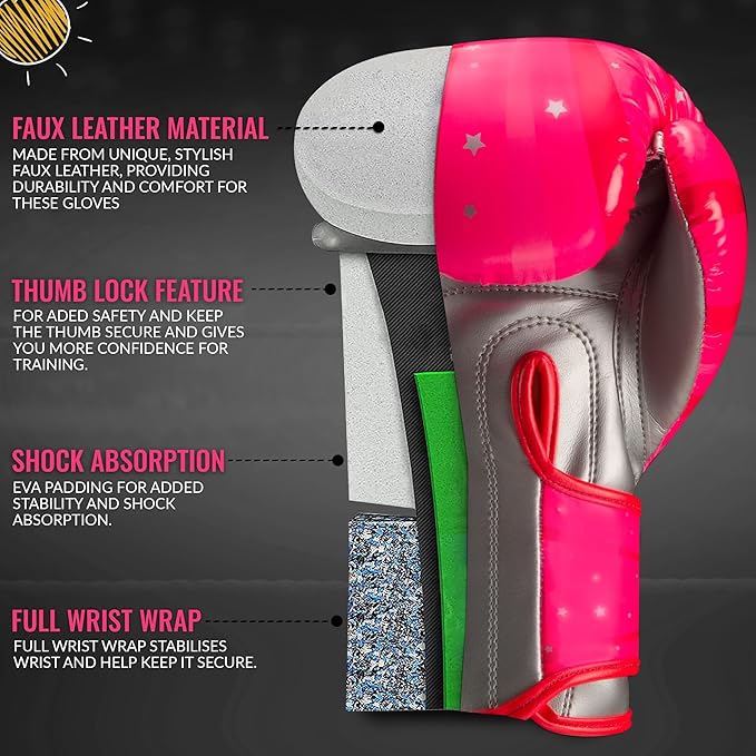 Guantes de Boxeo Sparring con Doble Acolchado y Ajuste Segur miniatura 4