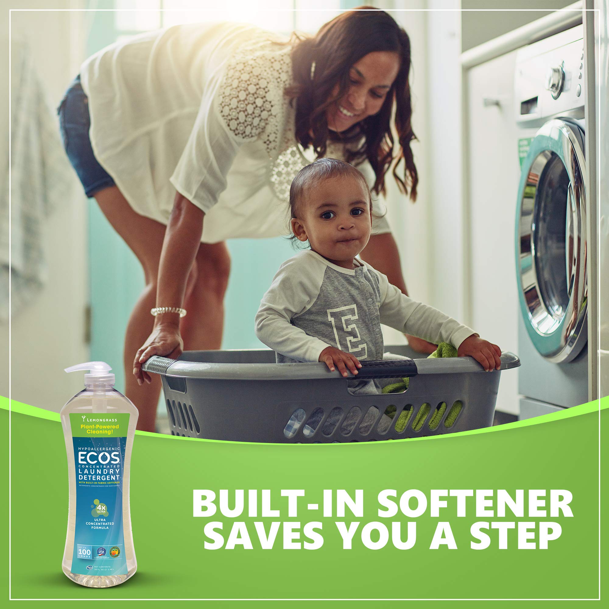 Buy Earth Friendly Products Ecos 4X Ultra Concentrated Liquid Laundry