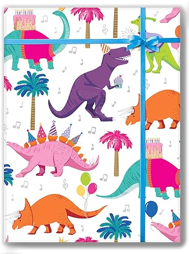 Miniatura 8 de Colors of Rainbow - Papel de regalo, 2.5 x 10 pies, plegado plano, no enrollado