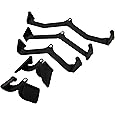 Multifunctional Home Gym System Workout Station Multiple Grip Handles, 4-Piece Combo