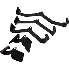 Multifunctional Home Gym System Workout Station Multiple Grip Handles, 4-Piece Combo