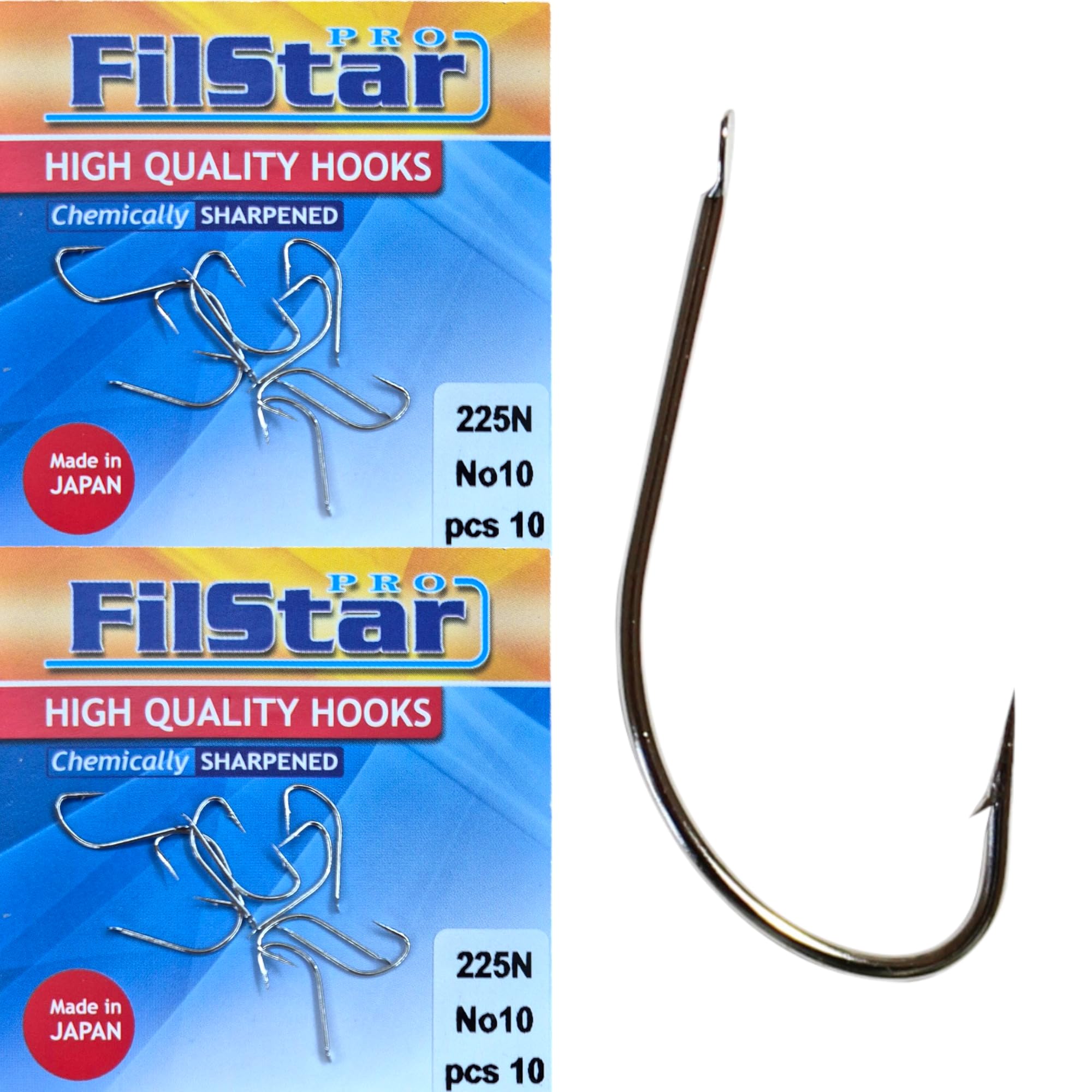 PRO FILSTAR 20pcs fishing hook set N10, carp fishing hook, carp fishing accessory, carp fishing hook
