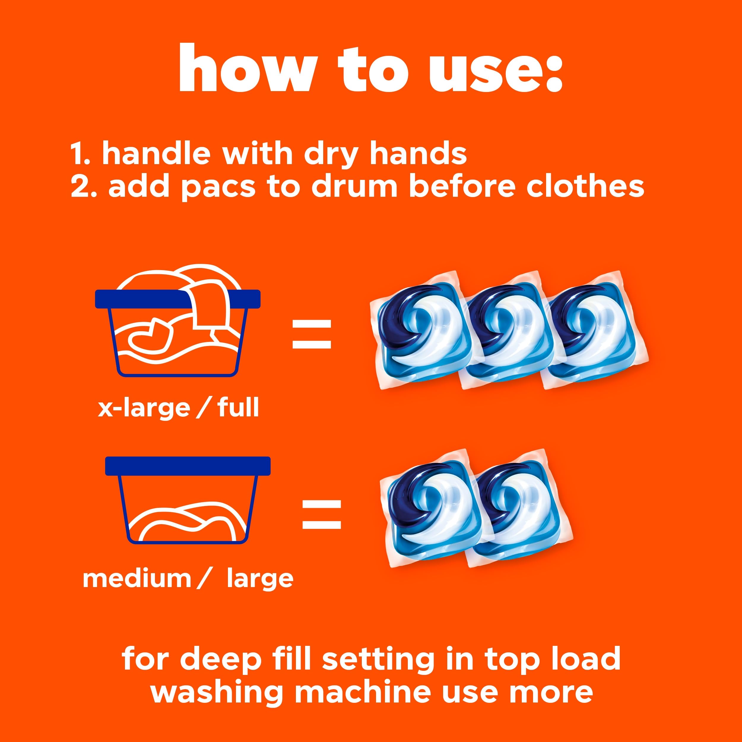 Tide 3-in-1 PODS Laundry Detergent, Original, 42 Count