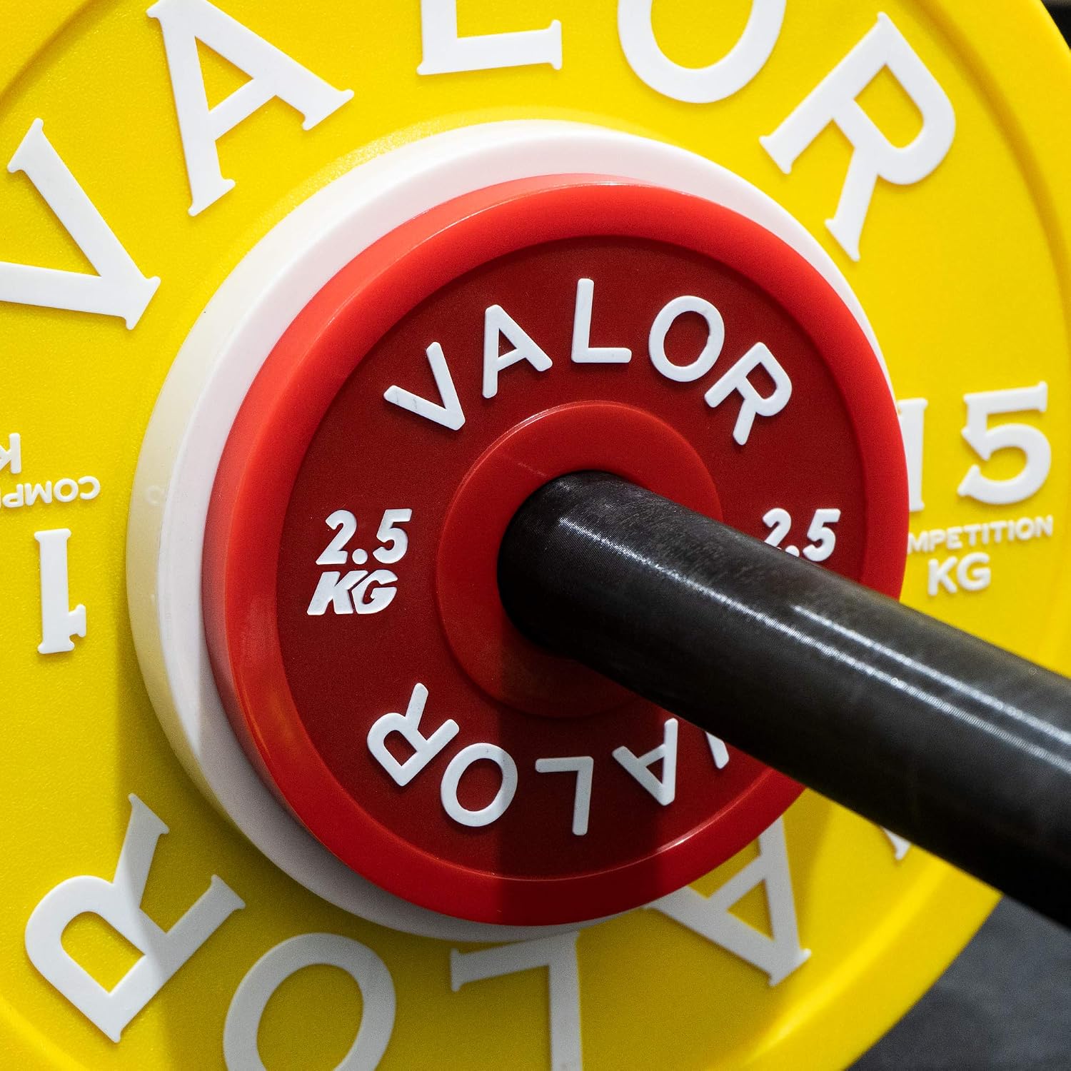 Valor Fitness BPKG KG Change Plates for Incremental Weight Increases in Olympic Weightlifting - Color Coded to Meet IWF Standards, Multiple Change Weight Plates Options Available