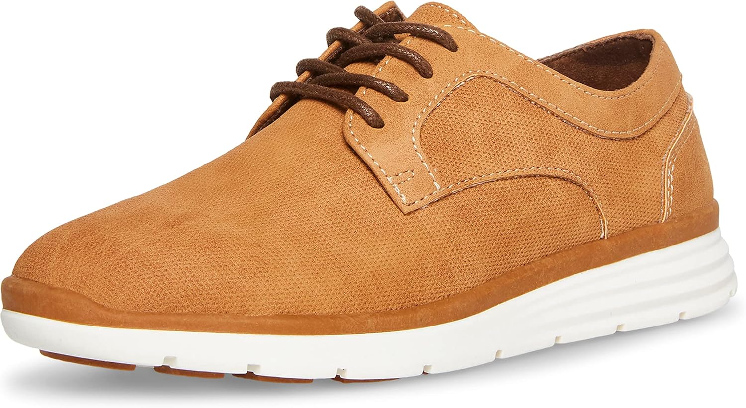Steve Madden Boys Shoes Boy's Tag Oxford, Cognac, 3 Little Kid
