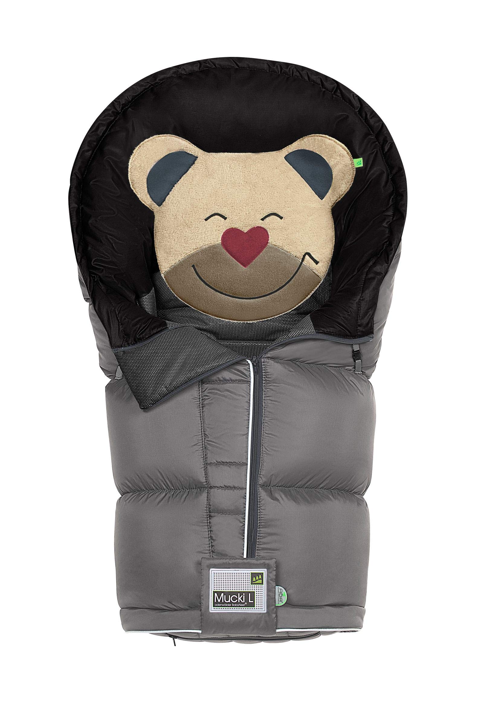 Odenwälder BabyNest Fußsack Mucki L classic stone 12282-155