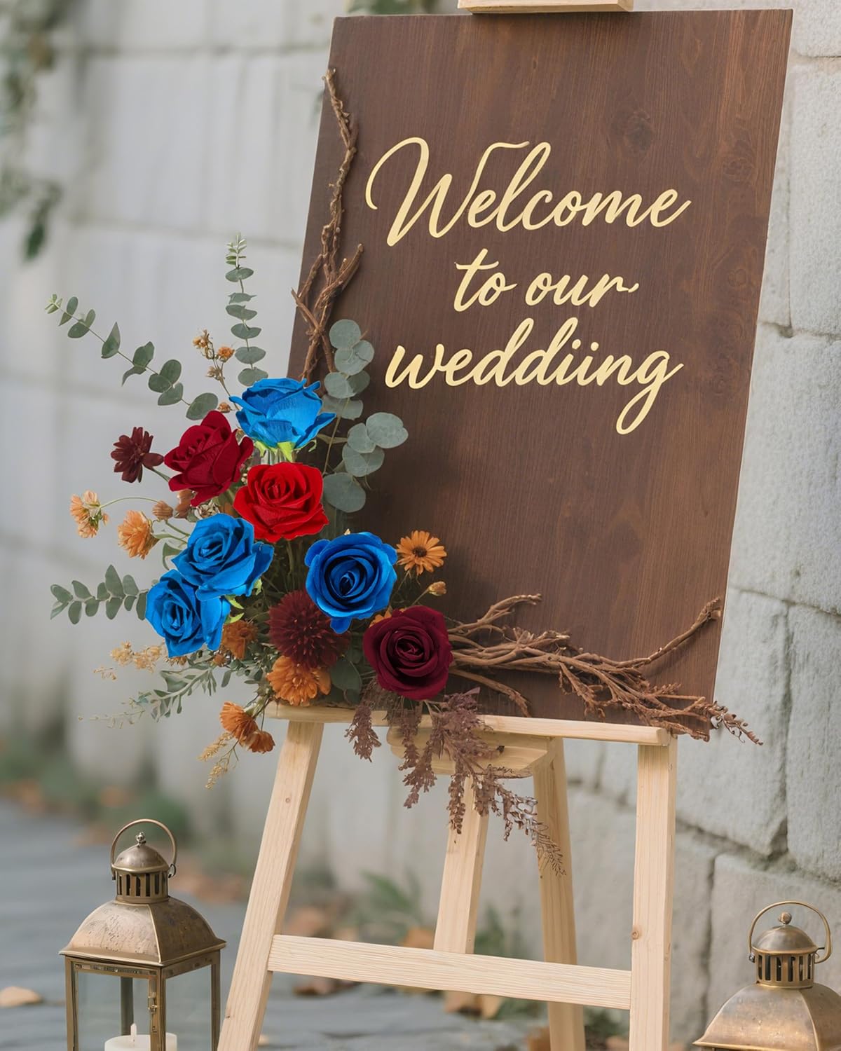 DuHouse 50Pcs Red Roses Artificial Flowers,Fake Velvet Rose Bulk, Artificial Roses Bouquet with Long Stems for Wedding Party Arrangement Centerpiece Decorations(Red) - Image 6