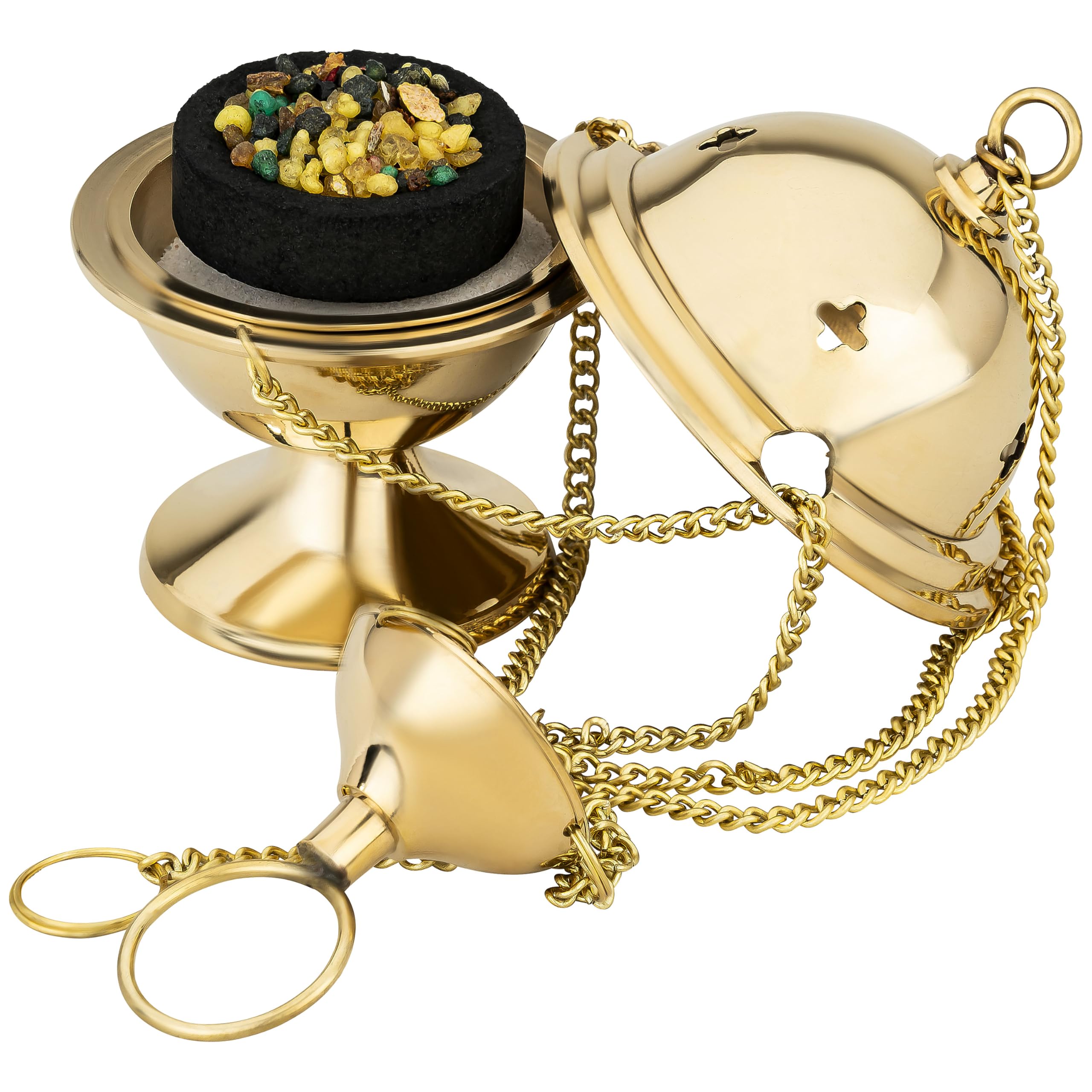 Thurible in polished brass product thumbnail 5