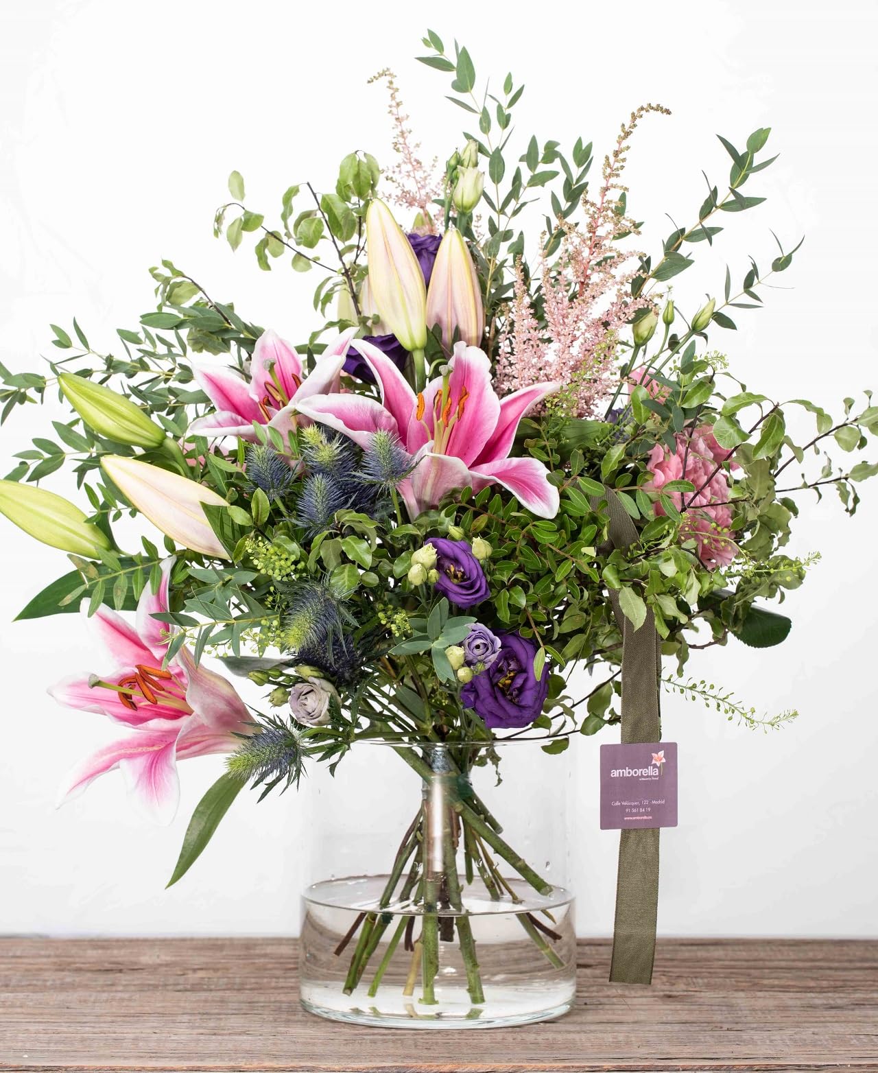 Genérico AMBORELLA | Ramo ""Armonía"" | Entrega Rápida y Cuidada | Con Tarjeta de Dedicatoria Personalizada | Ideal para Regalo Sorpresa | Flores a Domicilio