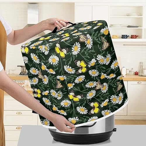 Miniatura 4 de Daisy Butterfly - Funda para olla a presión para mujer, a prueba de polvo, para arrocera, freidora de aire, fundas para electrodomésticos de cocina