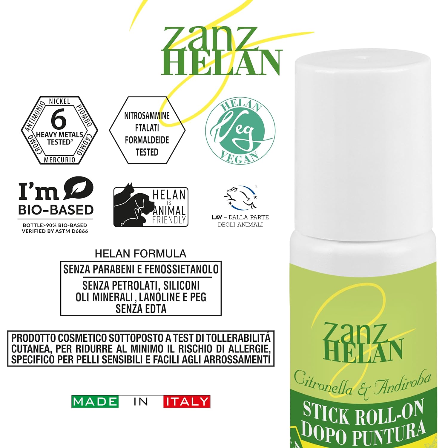 ZanzHelan Stick Roll-On 15ml After Puncture