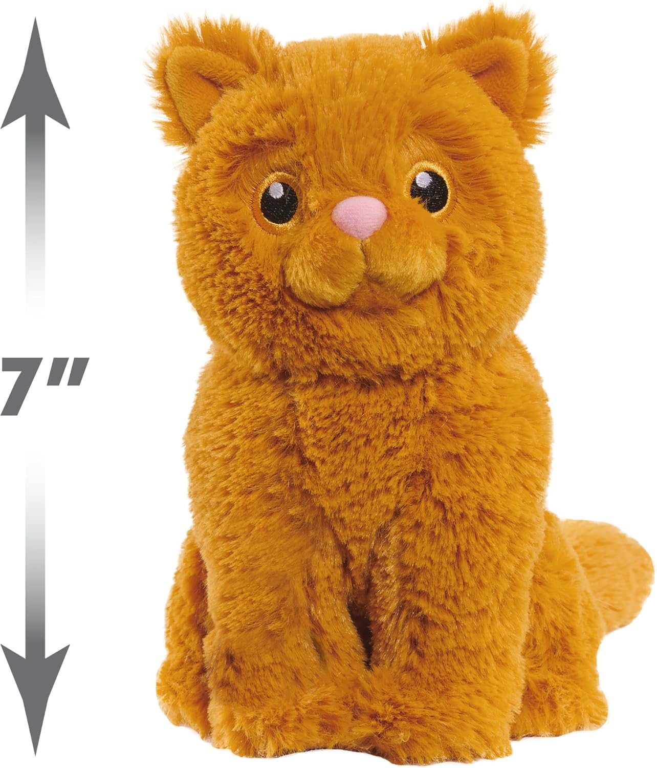 Harry Potter Creature Small Plush Crookshanks, 7-inch Stuffed Animal Cat, Orange, Kids Toys for Ages 3 Up by Just Play