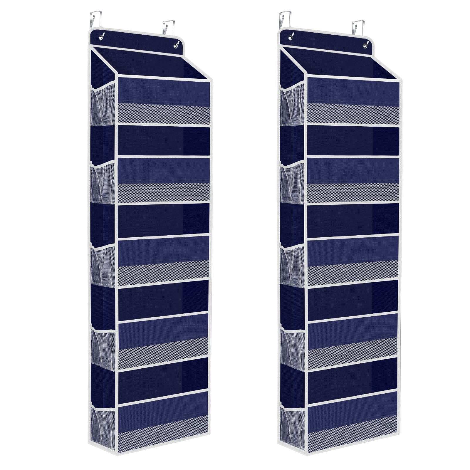 2 Pcs Over The Door Organizer Large Capacity Hanging Storage Room Organizer