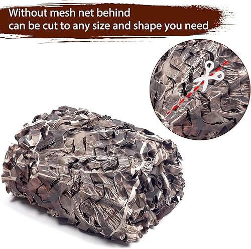 Miniatura 3 de Lona de camuflaje de arpillera de camuflaje de red a granel para caza, cubierta de automóvil ciego, decoración de fiesta de dinosaurios, sombrilla