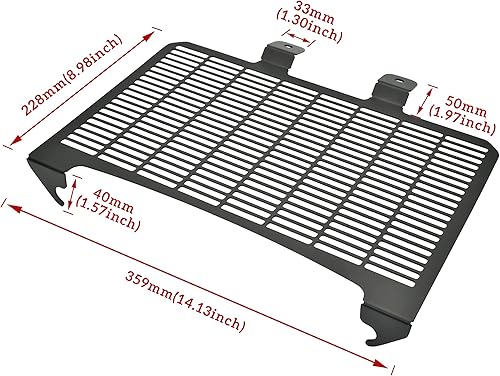 Miniatura 6 de Cubierta protectora de rejilla de protección de radiador para Pan America 1250, malla de protección de motor de aluminio negro, red de tanque de