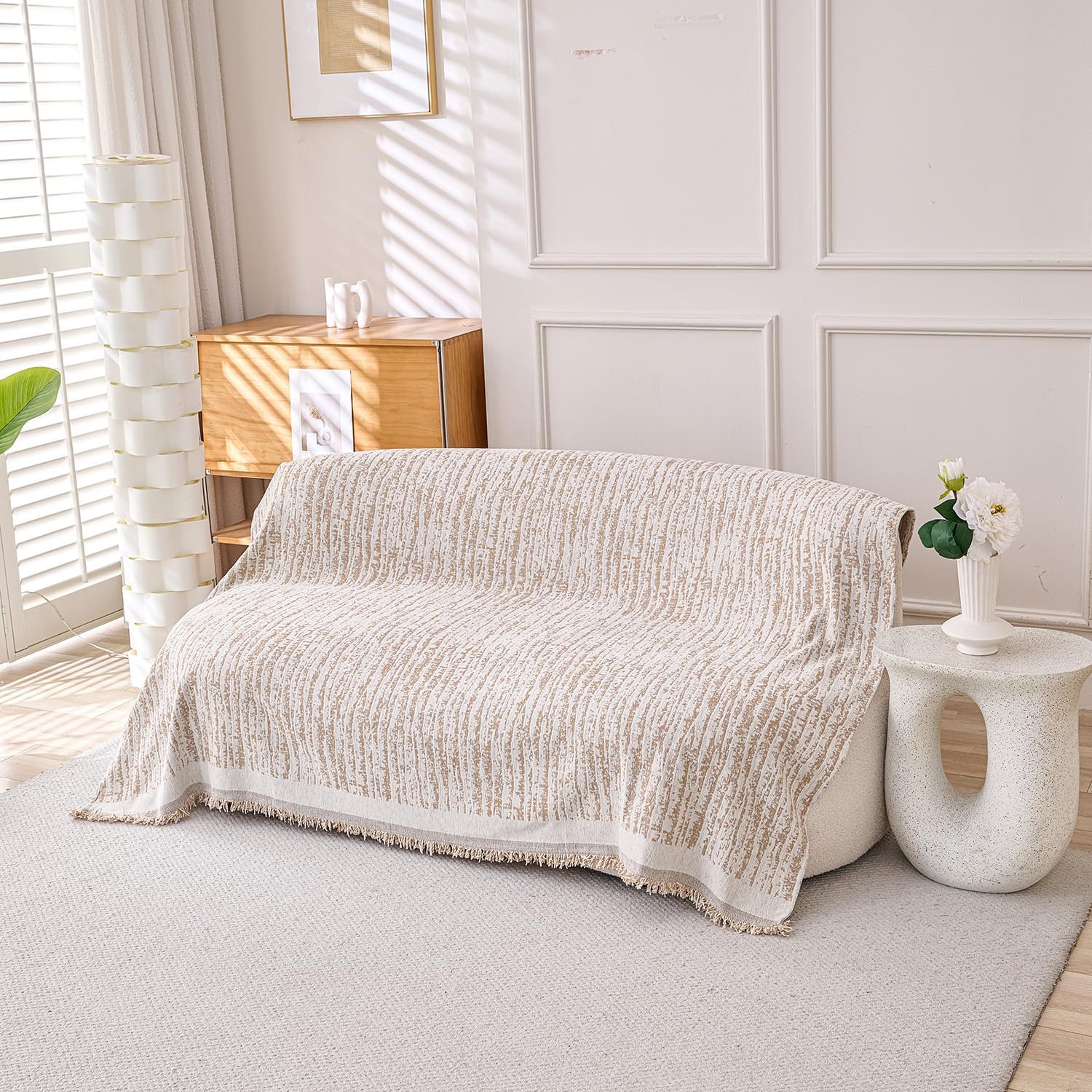 Erke Small Chair Recliner Cover Sheet Blanket, Machine Washable Non Slip Chenille Armchair Throw Cushion Slipcover for Pets, Slipper Chairs Bed Slip Covers Furniture Decor Protector