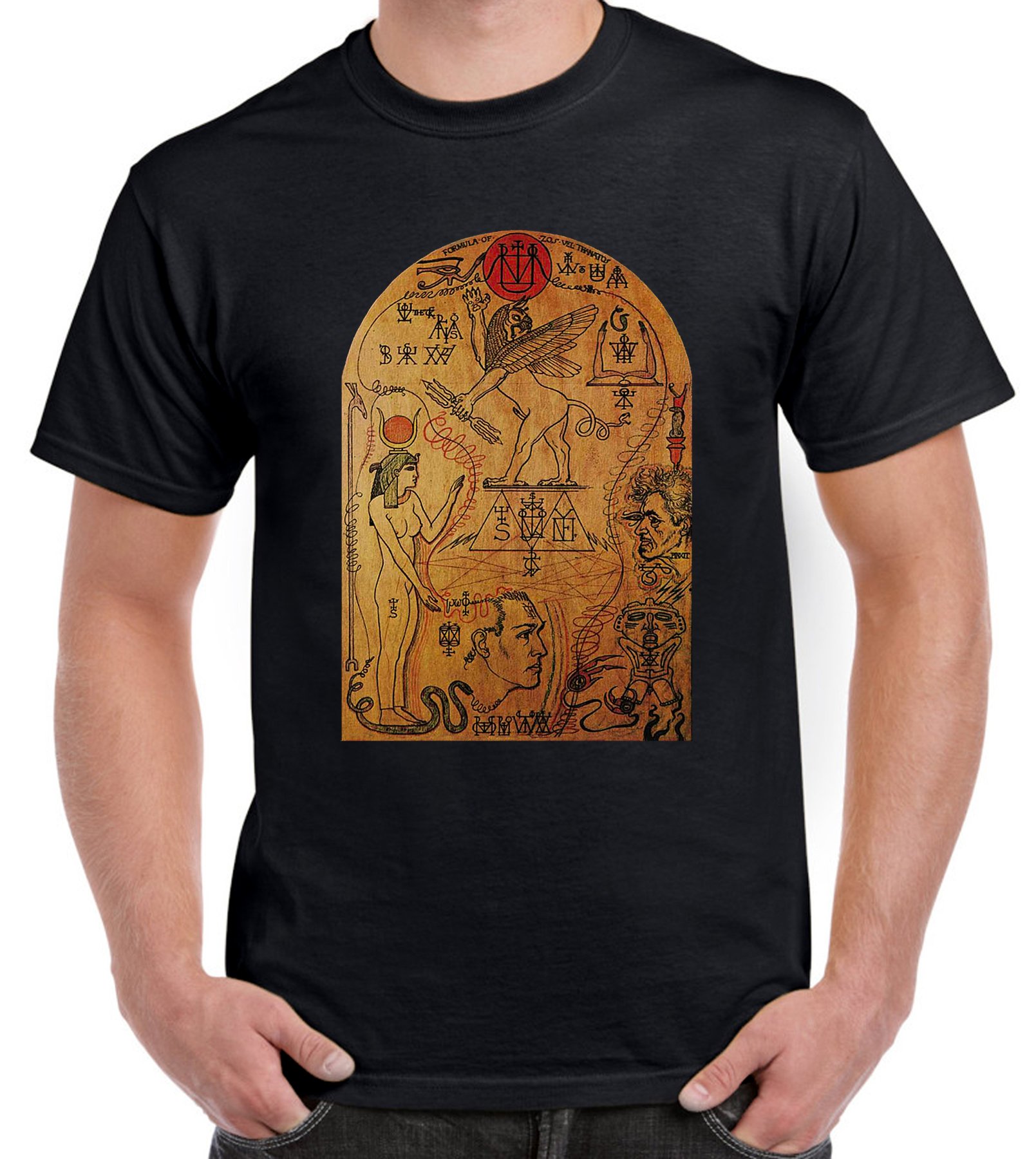 Austin Osman Spare Atavistic Resurgence T-Shirt (XL, Black)