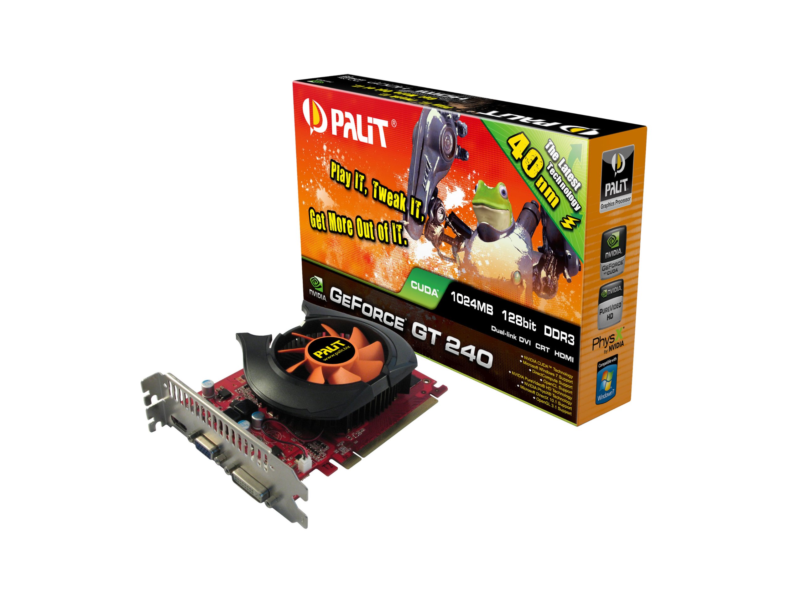Amazon | Palit nVidia GeForce GT 240 1GB DDR3 DVI/HDMI PCI-Express