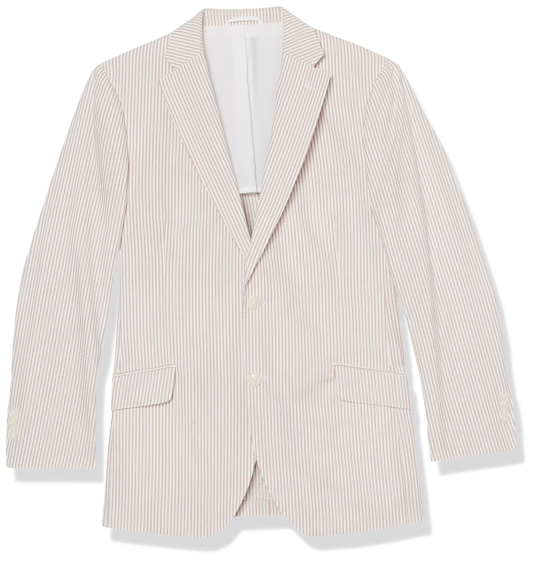 Kroon Men's Jack Aim Active Inspired Movement Combed Cotton Seersucker Suit Separate Coat Modern Fit