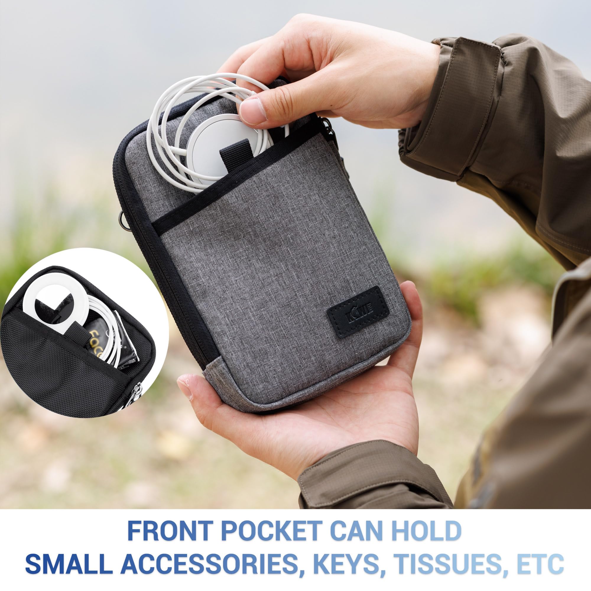 Amazon.com: KIWIFOTOS Travel Cell Phone Pouch, Dual Phone Holster