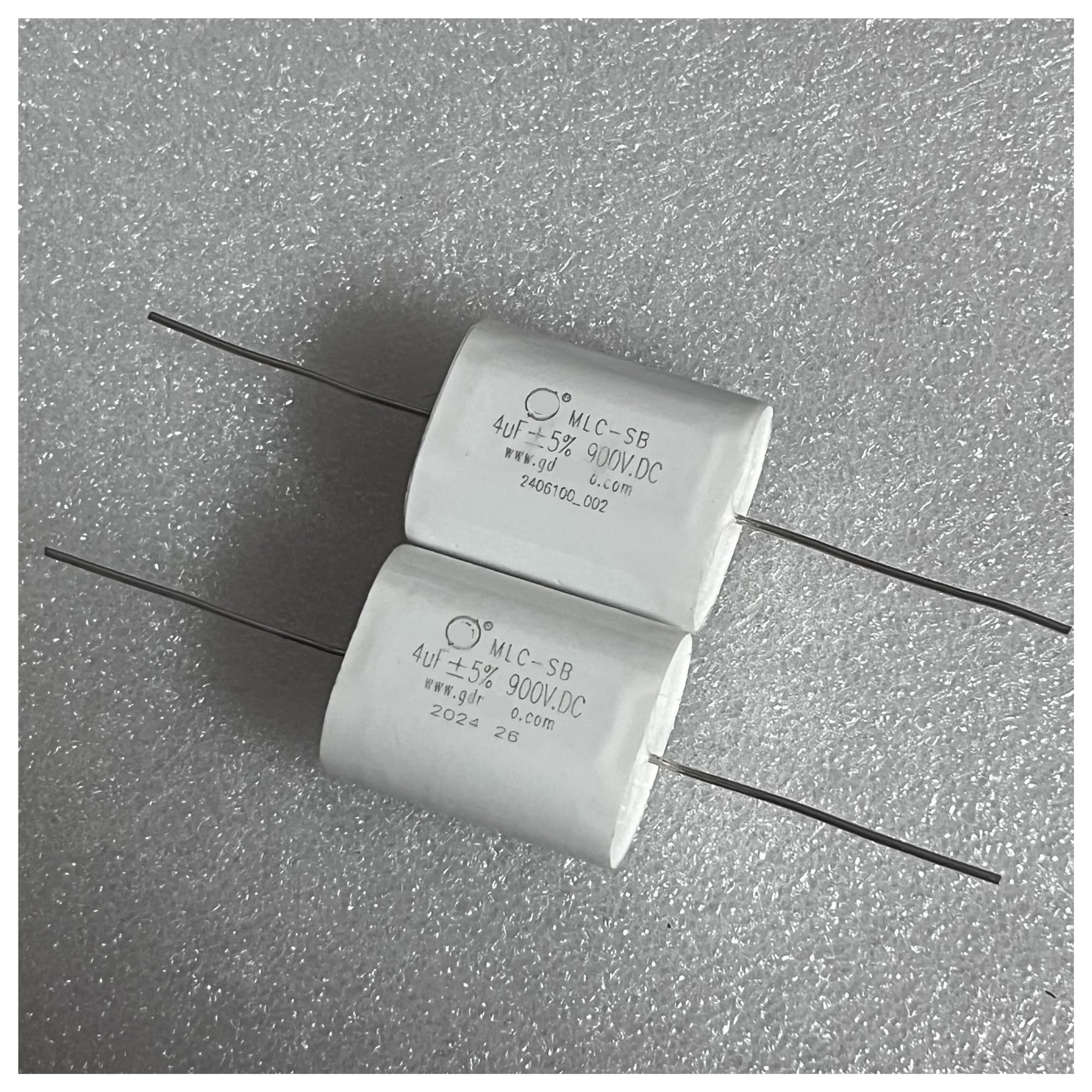 LEOTNNDQ 1pcs MLC-SB Series 4UF 900V DC Copper Foot Protection Film Capacitors