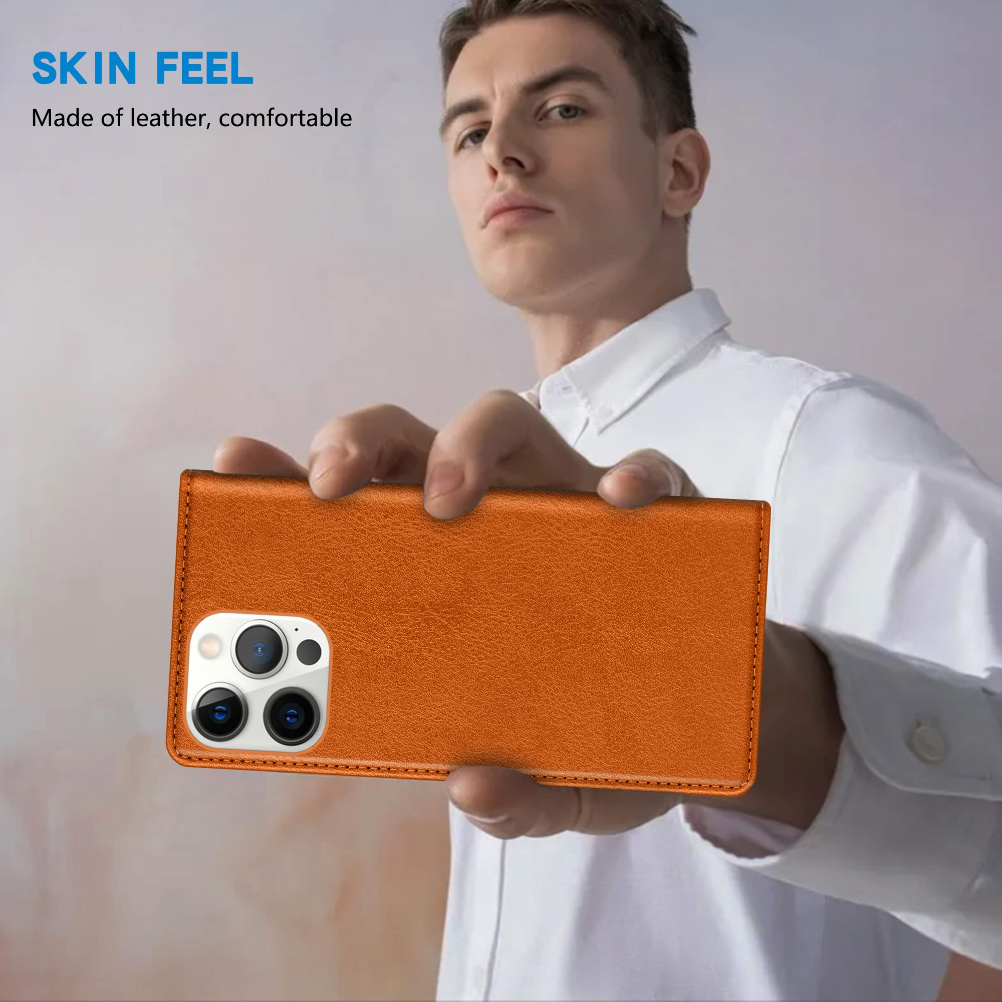 Amazon.com: ZZXX for iPhone 14 Pro Max Wallet Case with [RFID