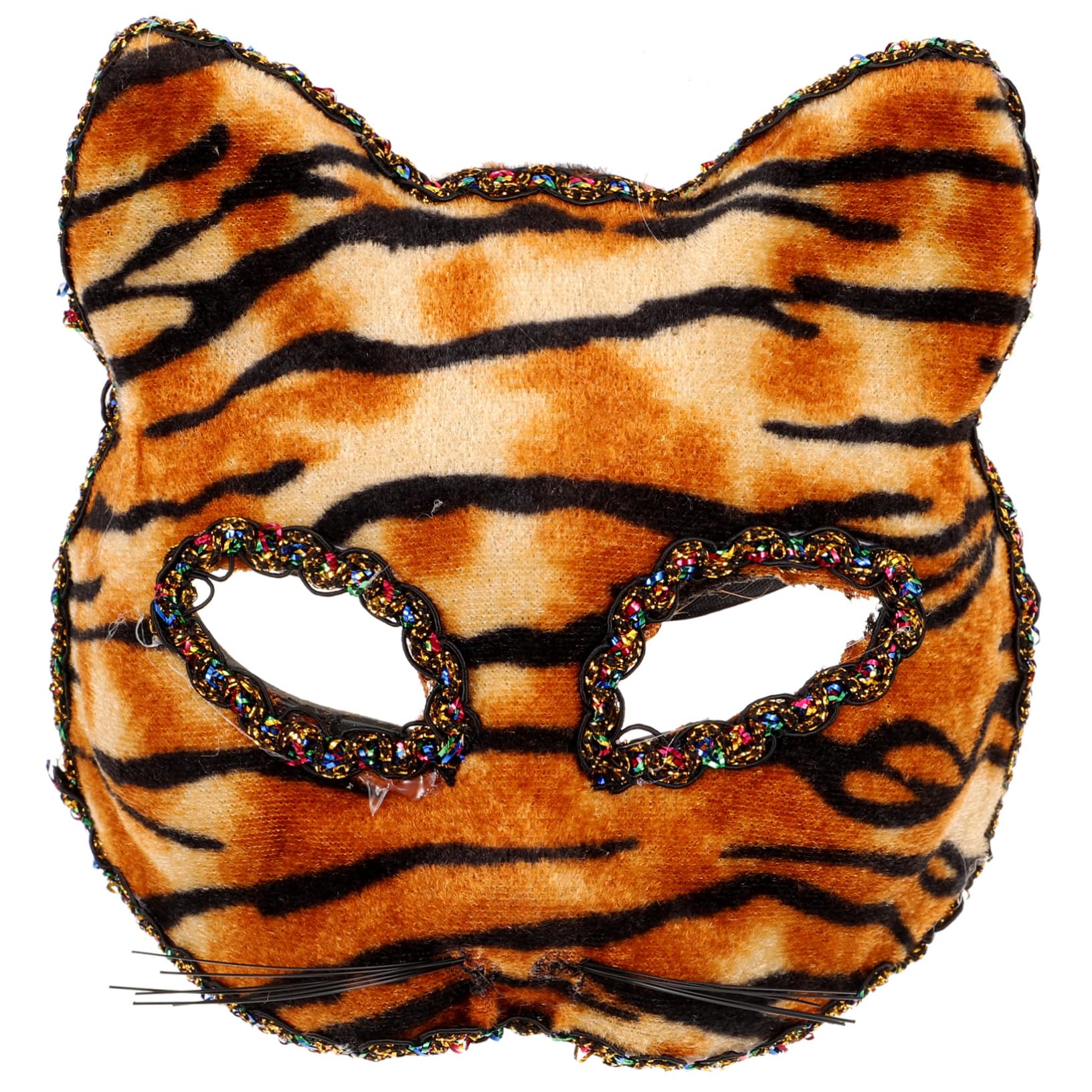 GAROZATION Unique Cosplay Animal Mask Tiger Half Face for Parties Masquerade Costumes