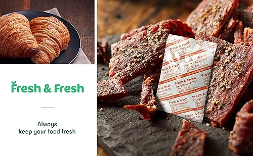 Miniatura 7 de Absorbentes de oxígeno de alta calidad de 300 CC para almacenamiento de alimentos, paquetes de eliminadores de oxígeno (3 bolsas de 10 paquetes)