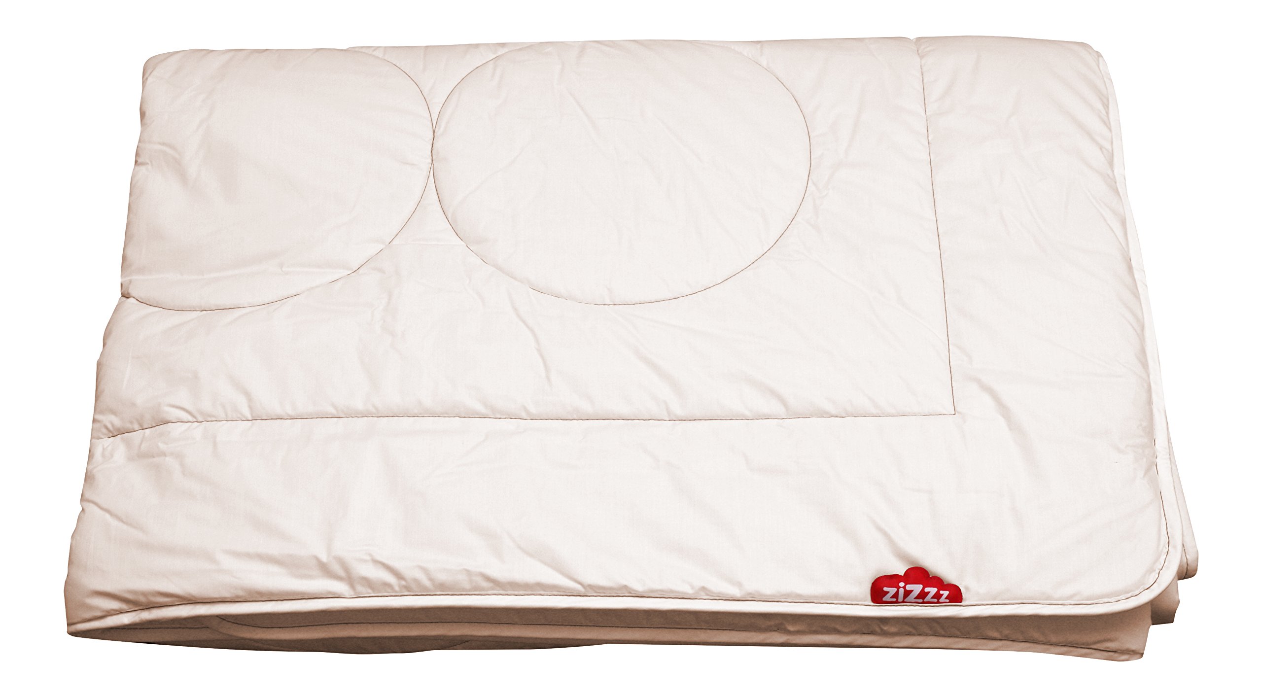 Kołdra na 4 pory roku 155 x 220 cm – oddychająca i niewiarygodnie miękka – naturalna kołdra z wypełnieniem z wełny swisswool (290 g/m2) – wysokiej jakości pościel na cały rok