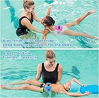 Vista 4 de Wettarn Cinturón de natación para niños con correa ajustable, cinturón de flotabilidad de EVA para niños y jóvenes, cinturón de natación