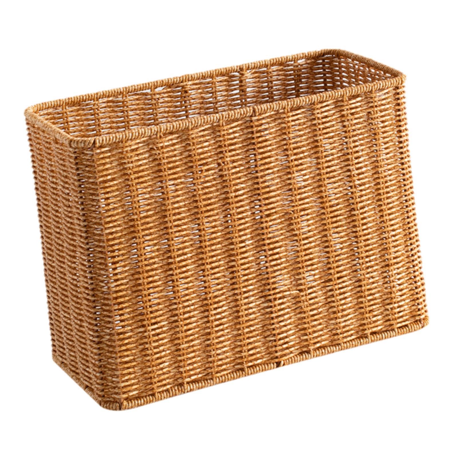 Panier de Rangement Tissé, Support de Tapis de Yoga Léger pour Bureau,