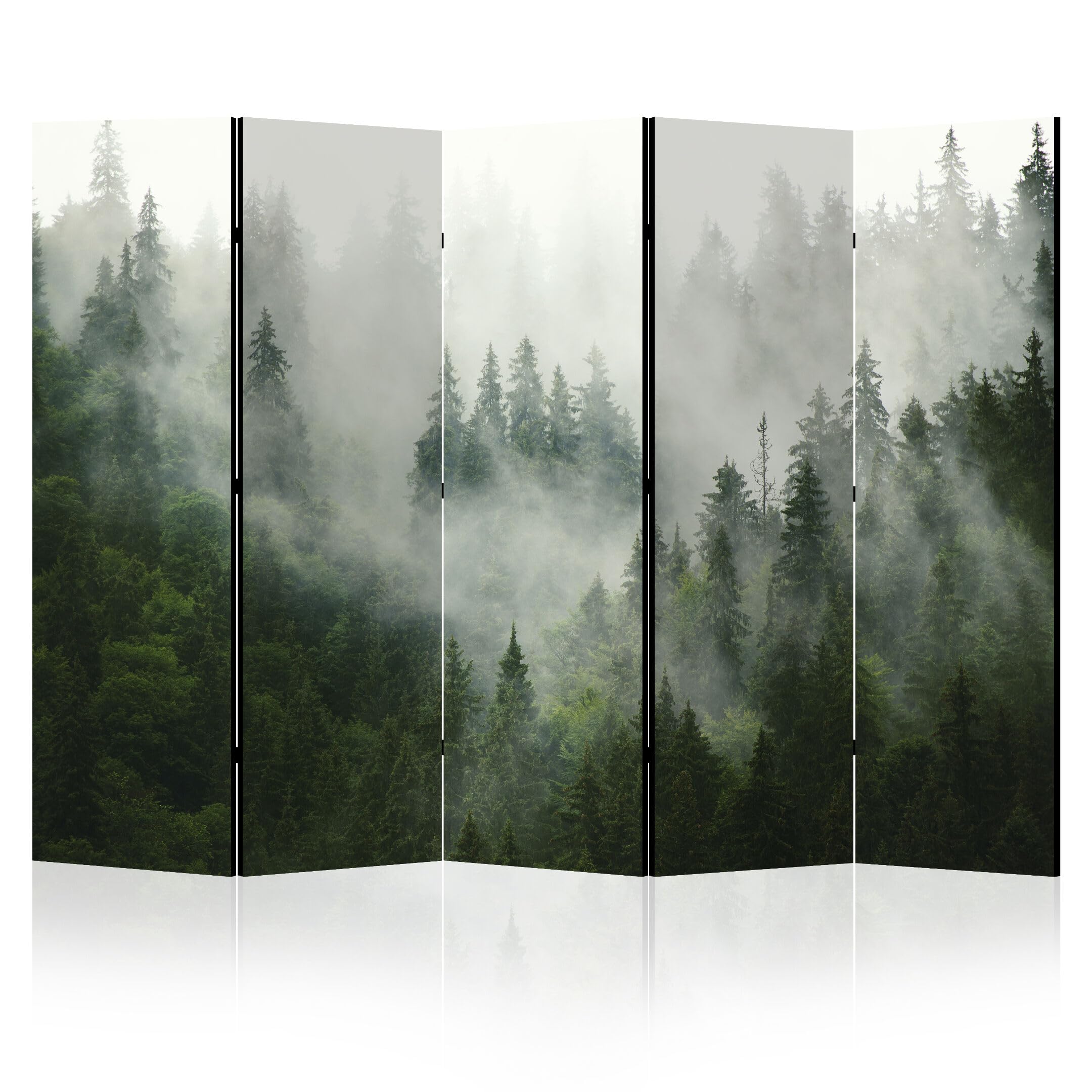 Paravent Raumteiler Innen einseitig Bedruckt 225x172 cm Wald 11