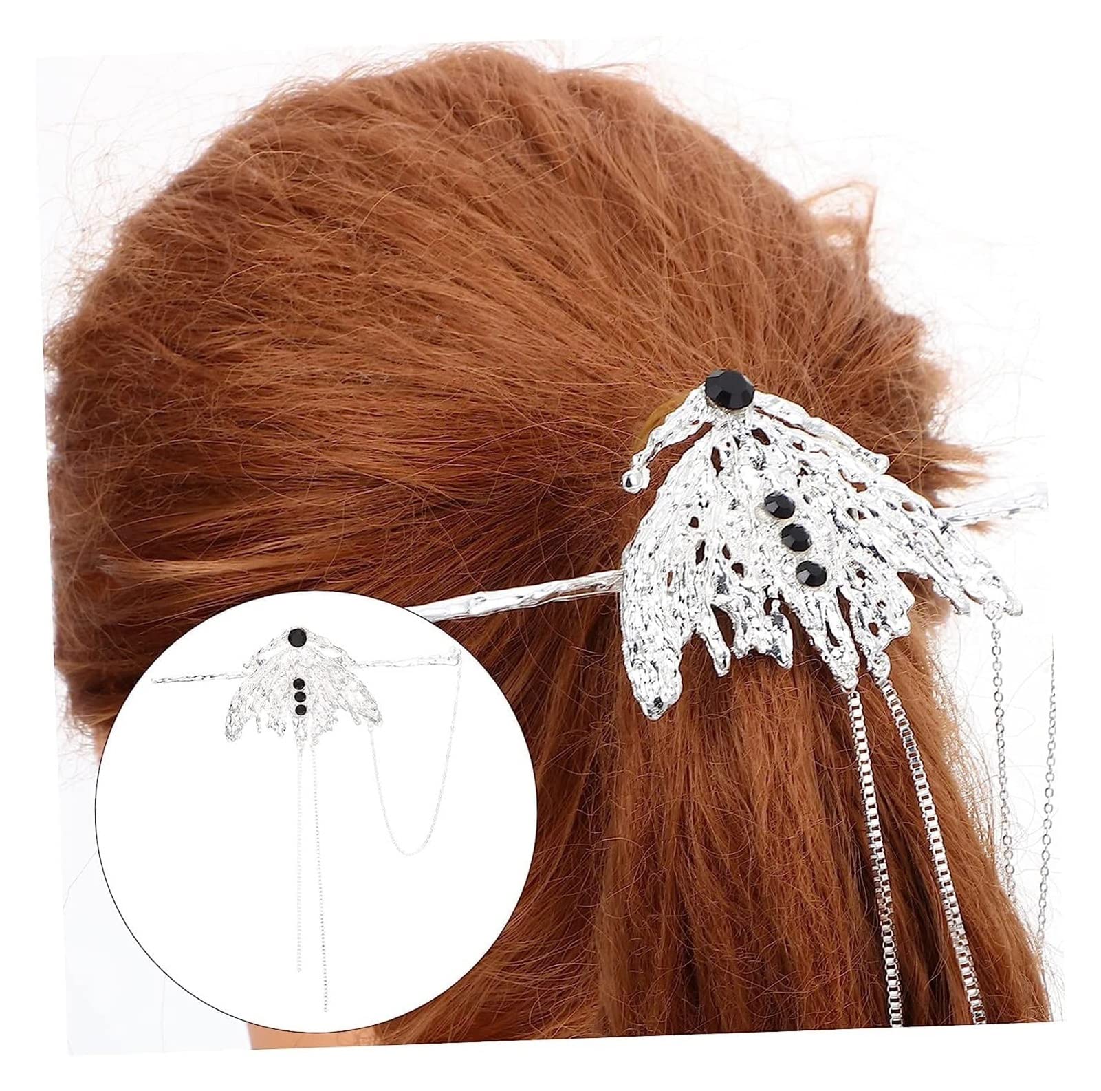 Clip per capelli decorativa per capelli forcine per capelli forcine per capelli da sposa per matrimonio cinese decorazione matrimonio S per spose polsino per capelli strass clip per chignon clip