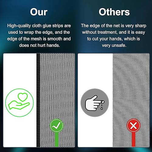 Miniatura 3 de Paquete de 3 cubiertas de ventilación de suelo de 15.73 x 11.81 pulgadas, cubiertas de ventilación magnéticas de PVC, pantalla de ventilación de